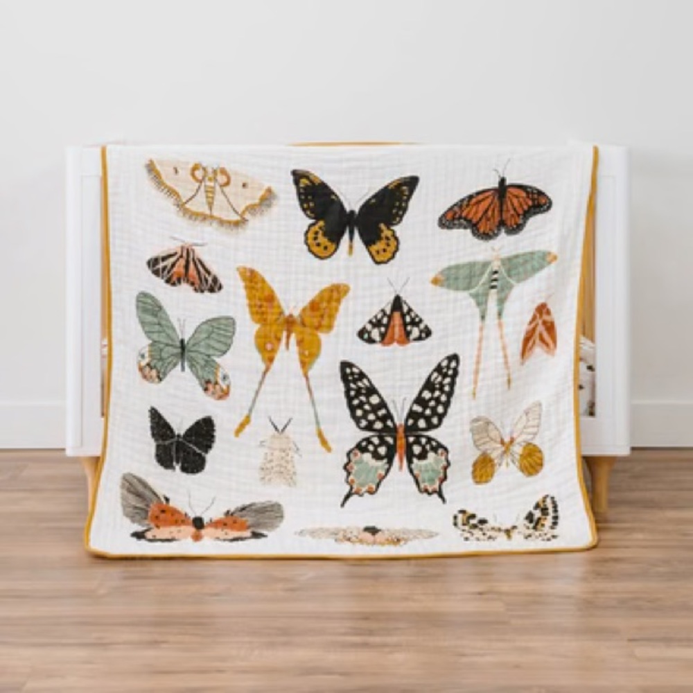 NIB Clementine Kids Collectors Butterfly Quilt